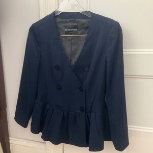 Emporio Armani navy wool jacket